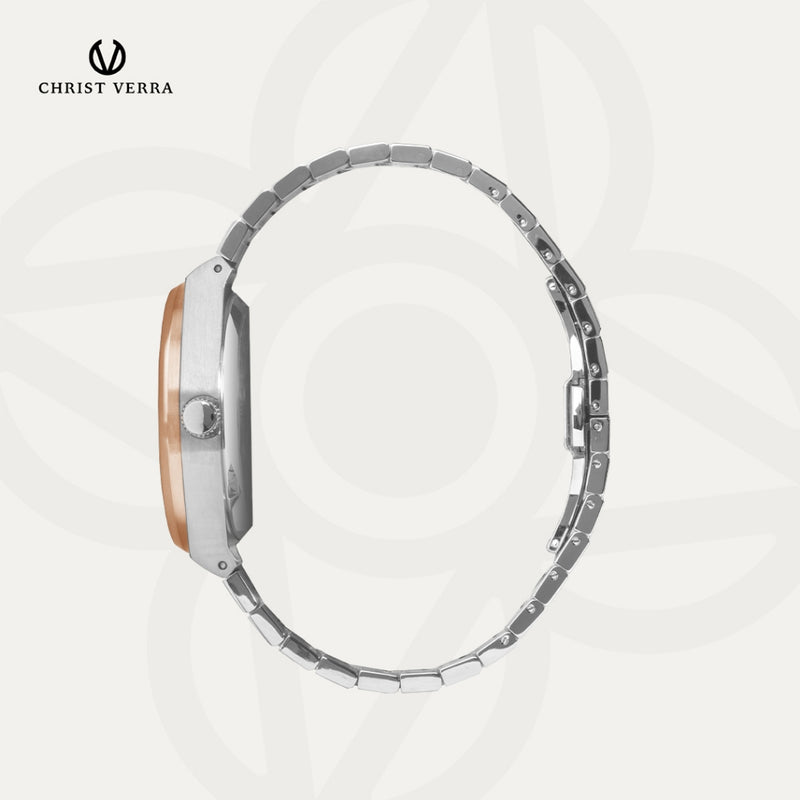 Christ Verra Casual Men's Watches Jam Tangan Pria Automatic Steelcraft Series CV 323096G-14 BLK