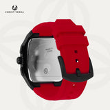 Christ Verra Casual Men's Watches Fortix Series Strap Rubber Sillicon CV 111110G-36 BLK/RED
