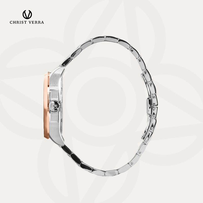 Christ Verra Casual Men's Watches Monarch Timeless Series Stainless Steel CV 110614G-14 RG