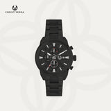 Christ Verra Jam Tangan Couple Syntra Series Strap Stainless Steel  CV 12227G-16 BLK  CV 12227L-16 BLK