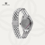 Christ Verra Casual Women's Watches SereneWave Series Silver Teal CV 12487L-11 TEAL