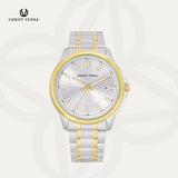 Christ Verra Jam Tangan Couple Unison Series Strap Stainless Steel CV 12061G-13 SLV CV 12061L-13 SLV