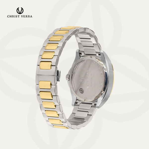 Christ Verra Casual Men's Watches Monarch Timeless Series Stainless Steel CV 110614G-13 BLK