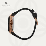 Christ Verra Casual Men's Watches Bravon Series Strap Rubber Sillicon CV 113926G-38 BLK
