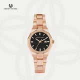 Christ Verra Casual Women's Watches Arvena Series Strap Stainless Steel CV 120734L-15 BLK