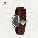 Christ Verra Casual Men's Watches Senato Series Strap Leather Chronograph CV 12573G-21 SLV
