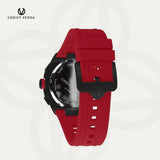 Christ Verra Casual Men's Watches Iron Series Strap Rubber CV 12467G-36 BLK/RED