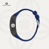 Christ Verra Casual Men's Axor Series Automatic Strap Rubber Sillicon CV 121028G-36 BLK/BLU
