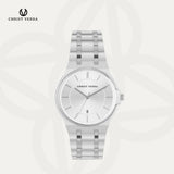 Christ Verra Jam Tangan Couple AMORÉL Series Strap Stainless Steel CV 12405G-11 SLV CV 12405L-11 SLV