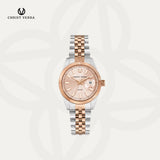 Christ Verra Casual Women's Watches Valenza Series Silver Rosegold CV 12486L-14 PNK