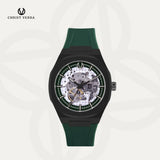 Christ Verra Casual Men's Watches Jam Tangan Pria Automatic Orbit Series CV 113956G-36 GRN FREE Set Rotary Box
