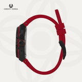 Christ Verra Casual Men's Watches Iron Series Strap Rubber CV 12467G-36 BLK/RED