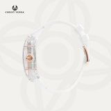 Christ Verra Casual Men's Axor Series Automatic Strap Rubber Sillicon CV 121028G-3H WHT