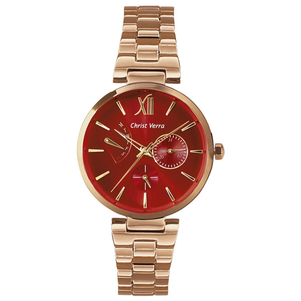 Christ Verra Women's Watches CV 64012L-15 BURGUNDY